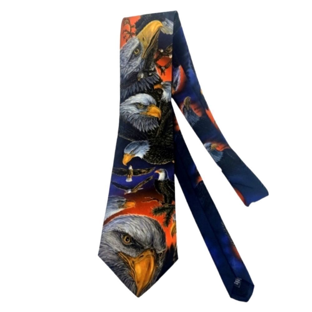 EC D'EM CRAZY BRAND EAGLE NECKTIE OSFM